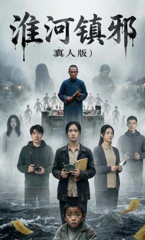 短剧《淮河镇邪真人版》海报