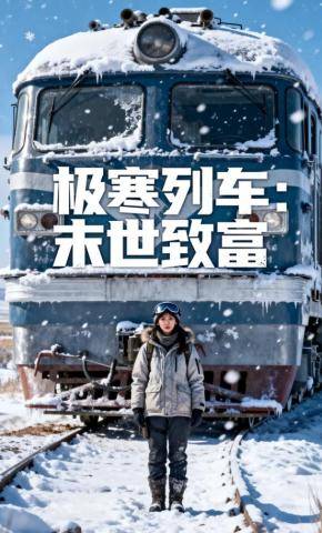 短剧《极寒列车：末世致富》海报