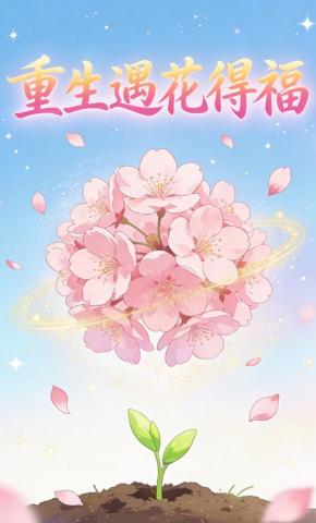 短剧《重生遇花得福》海报