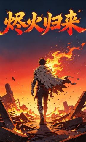 短剧《烬火归来》海报