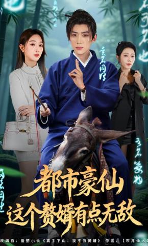 短剧《都市豪仙，这个赘婿有点无敌》海报