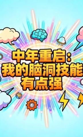 短剧《中年重启：我的脑洞技能有点强》海报