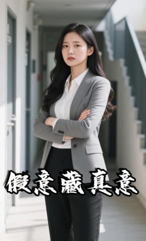 短剧《假意藏真意》海报
