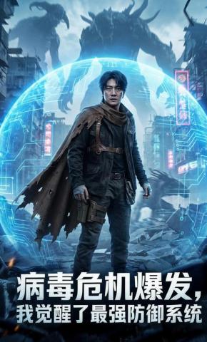 短剧《病毒危机爆发，我觉醒了最强防御系统》海报
