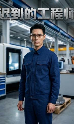 短剧《迟到的工程师》海报