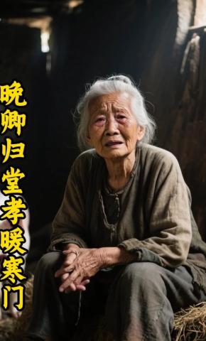 短剧《晚卿归堂孝暖寒门》海报