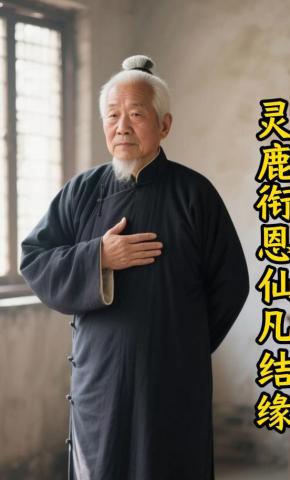 短剧《灵鹿衔恩仙凡结缘》海报