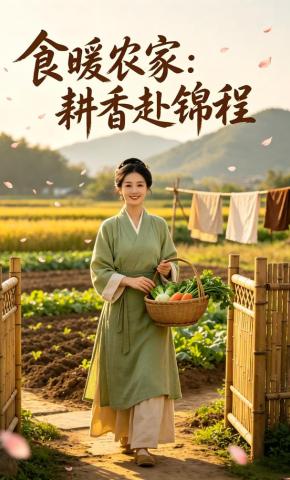 短剧《食暖农家：耕香赴锦程》海报