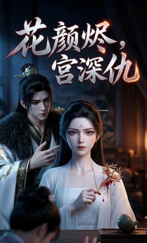 短剧《花颜烬，宫深仇》海报