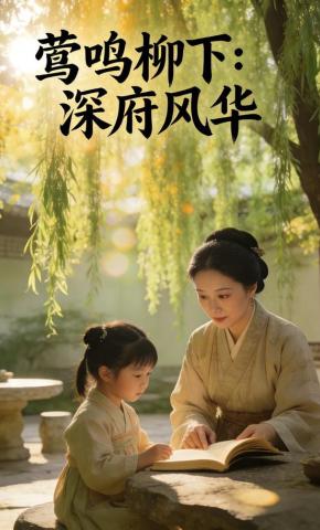 短剧《莺鸣柳下：深府风华》海报