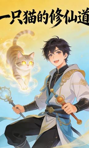短剧《一只猫的修仙道》海报