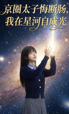 短剧《京圈太子悔断肠，我在星河自成光》海报