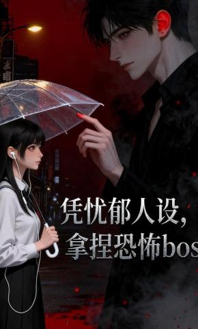 短剧《凭忧郁人设，拿捏恐怖boss》海报