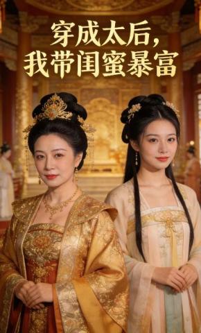 短剧《穿成太后，我带闺蜜暴富》海报