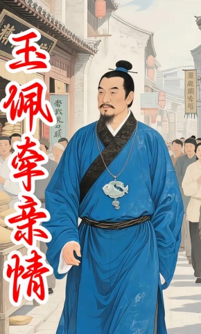 短剧《玉佩牵亲情》海报