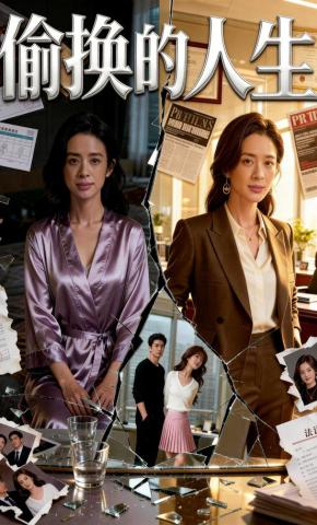 短剧《偷换的人生》海报