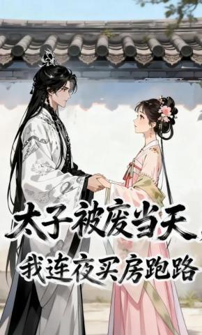 短剧《太子被废当天，我连夜买房跑路》海报