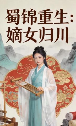 短剧《蜀锦重⽣：嫡女归川》海报