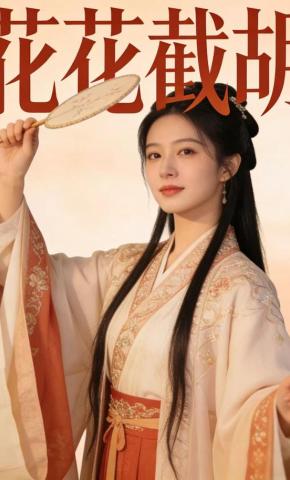 短剧《花花截胡》海报
