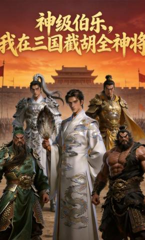 短剧《神级伯乐，我在三国截胡全神将》海报
