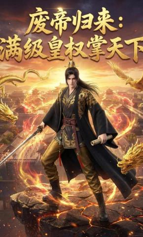 短剧《废帝归来：满级皇权掌天下》海报