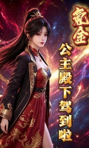 短剧《氪金公主殿下驾到啦》海报