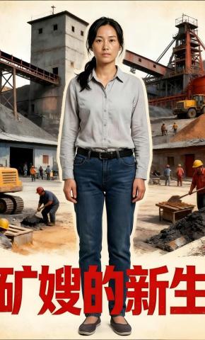 短剧《矿嫂的新生》海报