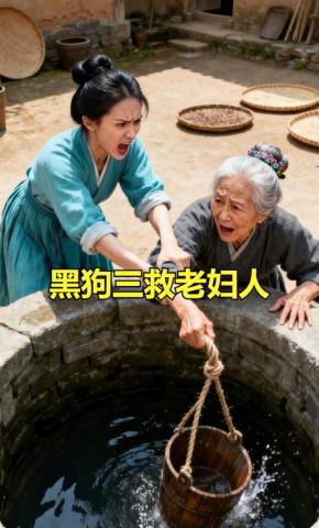 短剧《黑狗三救老妇人》海报