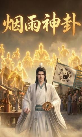 短剧《烟雨神卦》海报