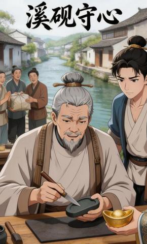 短剧《溪砚守心》海报