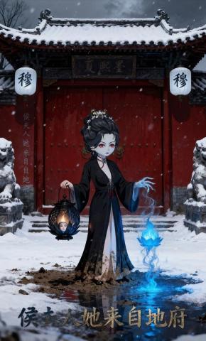 短剧《侯夫人她来自地府》海报