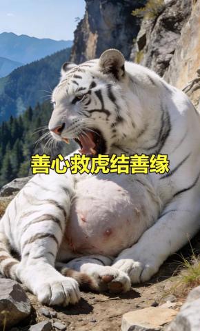 短剧《善心救虎结善缘》海报