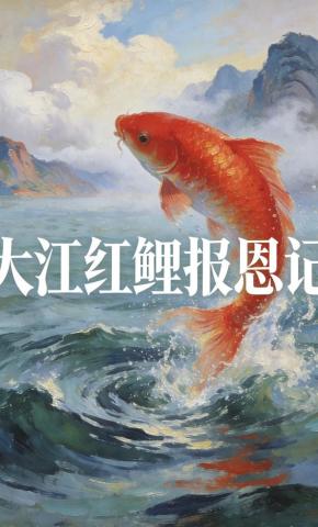 短剧《大江红鲤报恩记》海报