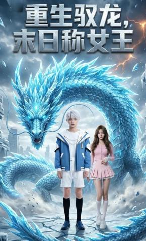 短剧《重生驭龙，末日称女王》海报
