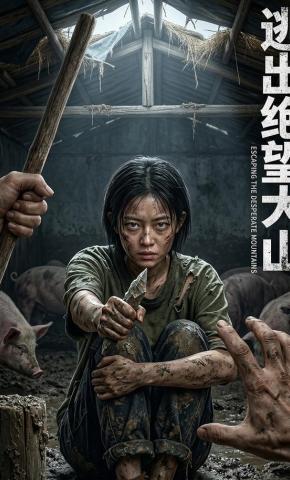 短剧《逃出绝望大山》海报