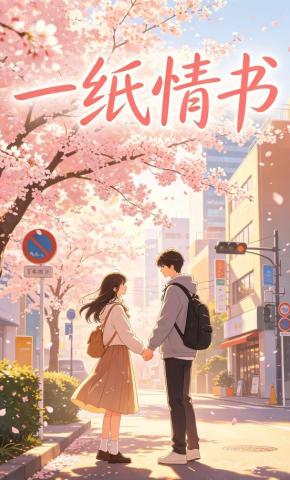 短剧《一纸情书》海报