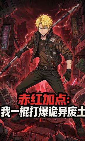 短剧《赤红加点：我一棍打爆诡异废土》海报