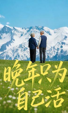 短剧《晚年只为自己活》海报
