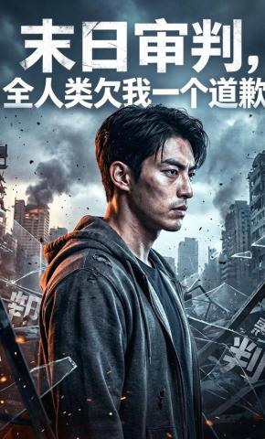 短剧《末日审判，全人类欠我一个道歉》海报