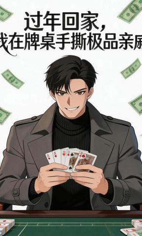 短剧《过年回家，我在牌桌手撕极品亲戚》海报