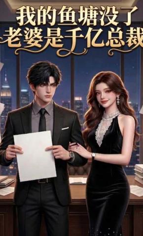 短剧《我的鱼塘没了，老婆是千亿总裁》海报