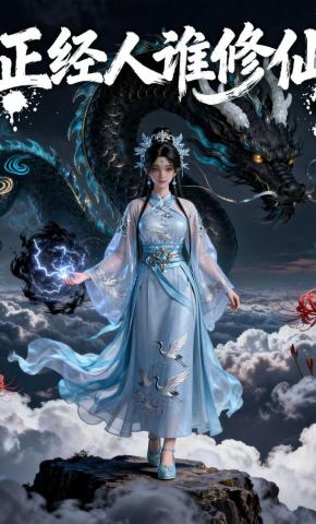 短剧《正经人谁修仙》海报