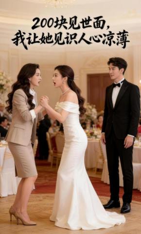 短剧《200 块见世面，我让她见识人心凉薄》海报