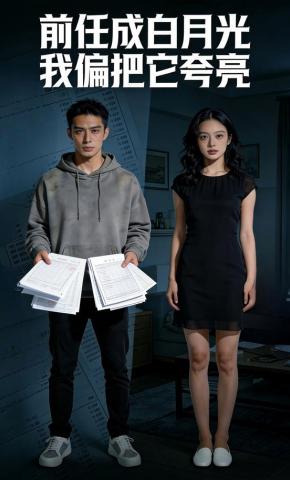 短剧《前任成白月光，我偏把它夸亮》海报