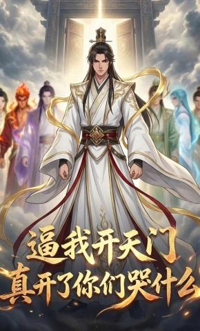 短剧《逼我开天门，真开了你们哭什么？》海报