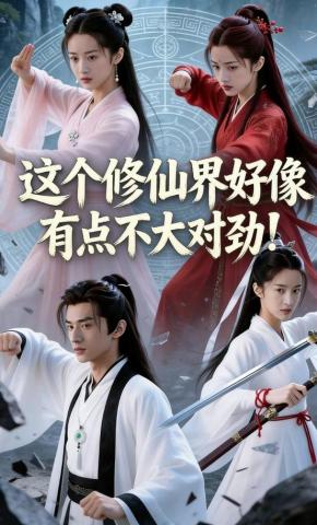 短剧《这个修仙界好像有点不大对劲！》海报