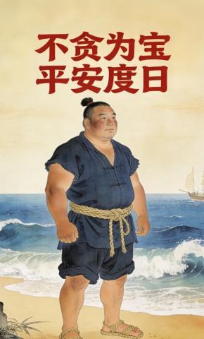 短剧《不贪为宝平安度日》海报