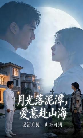 短剧《月光落泥潭，爱意赴山海》海报