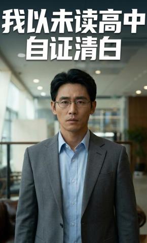 短剧《我以未读高中自证清白》海报
