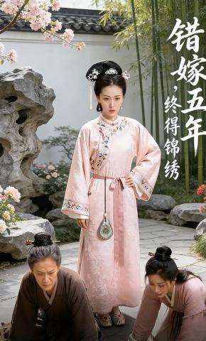 短剧《错嫁五年，终得锦绣》海报